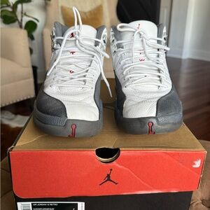 Jordan 12 Retro Black and Red Sneakers